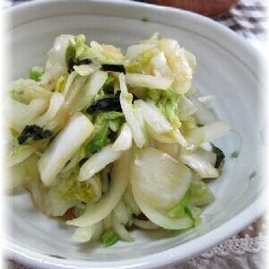 白菜の簡単サラダ～中華風～